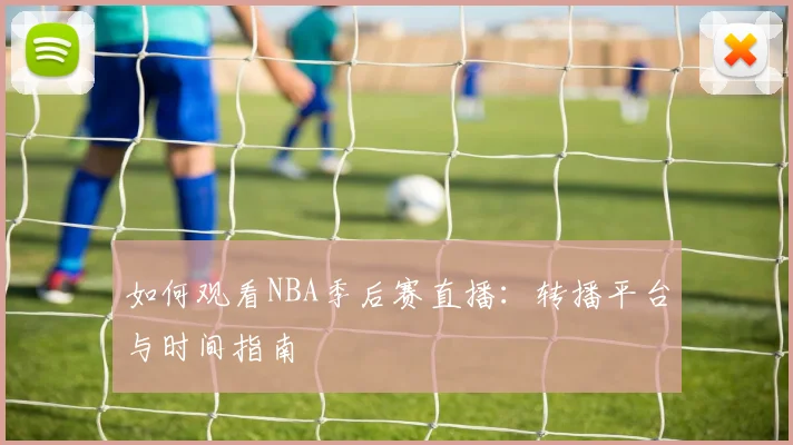 如何观看NBA季后赛直播：转播平台与时间指南