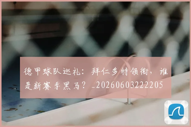 德甲球队巡礼：拜仁多特领衔，谁是新赛季黑马？_20260603222205